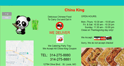 Desktop Screenshot of chinakingcrevecoeur.com